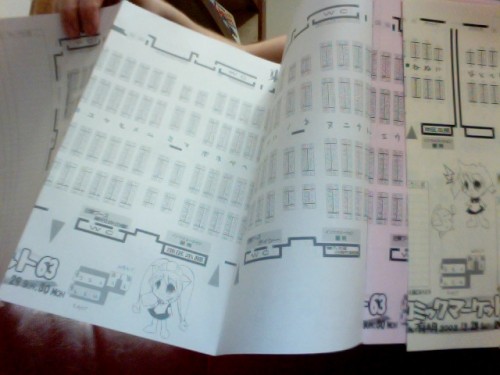 Each day has a separate double-sided, pull-out map of vendors