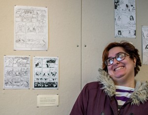 Stephanie Zuppo with her pages