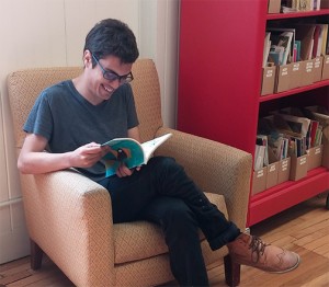 Santiago Naranjo reading Sshhhh! by Jason