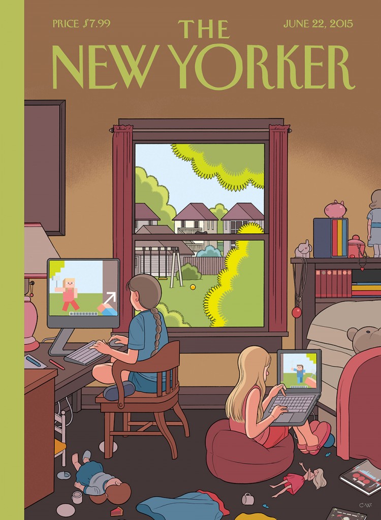 Cover of The New Yorker issue that Mitra is published in.