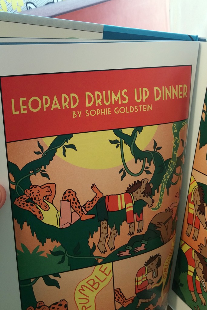 Sophie Goldstein's comic Leopard Drums of Dinner in Fable Comics