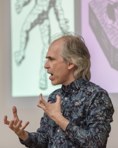 Bob speaking from his diaphragm.