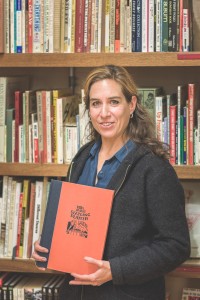 Glynnis with her favorite book in our library: 