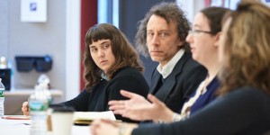 The panel in session