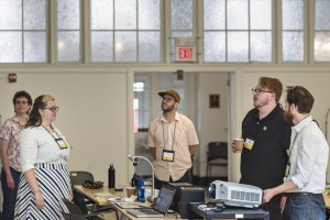 During the summers, Luke teaches workshops with Beth Hetland. You would never guess the energy they bring from this photo.