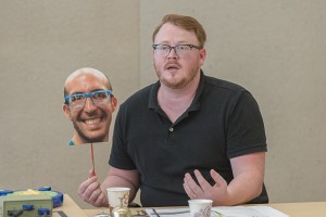 Finally, back to a more normal Luke, teaching with Jon.