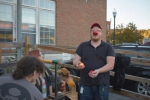 Luke Howard, master of all trades, juggling his way into the apples' hearts before tossing them to their doom.