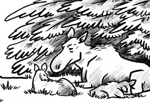 From Stephanie's comic "Moose Decline"