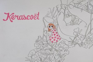 Kerascoet board as drawn by Luke Howard