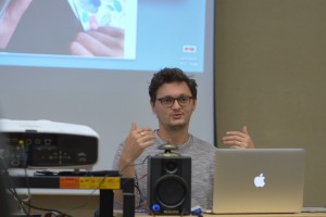 Sebastian discusses making comics
