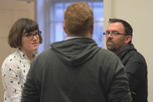 Reunion of Rebecca with Luke Howard and Jason Lutes