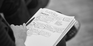 Sandra Bartholomew's mad note-taking skillz