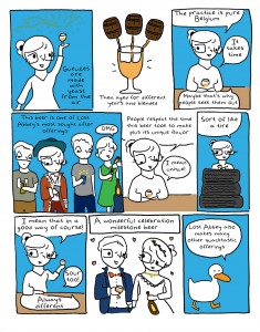 The Lost Abbey Duck Duck Goose Ale page 2 beer review by Em Sauter