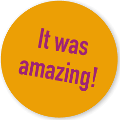 It was amazing!
