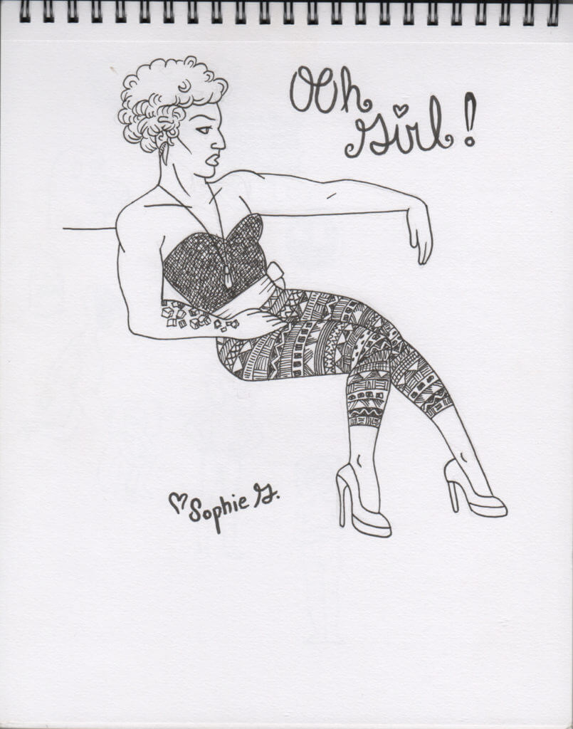 Sasha Velour by Sophie Goldstein