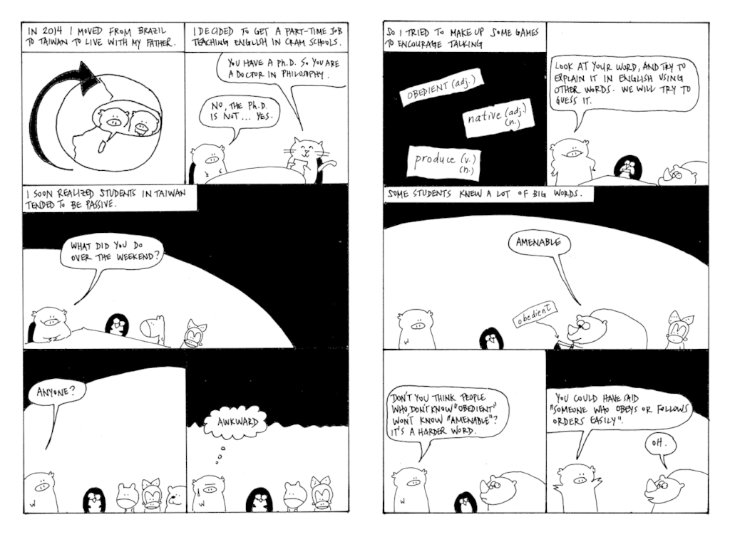 First spread from Iris Yan's entry