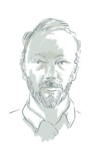 Self portrait by Andrew James Christianson