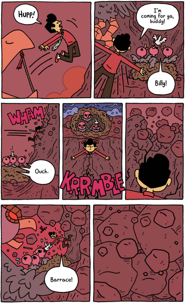 Page from Billy Johnson and His Duck Are Explorers by Mathew New