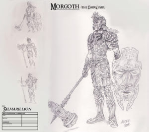 Fan art for Sillmarillion, by Carl Mefferd