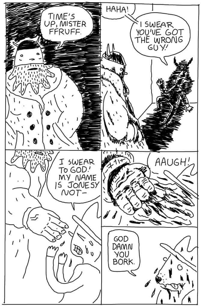 Astral Birth Canal page by Reilly Hadden