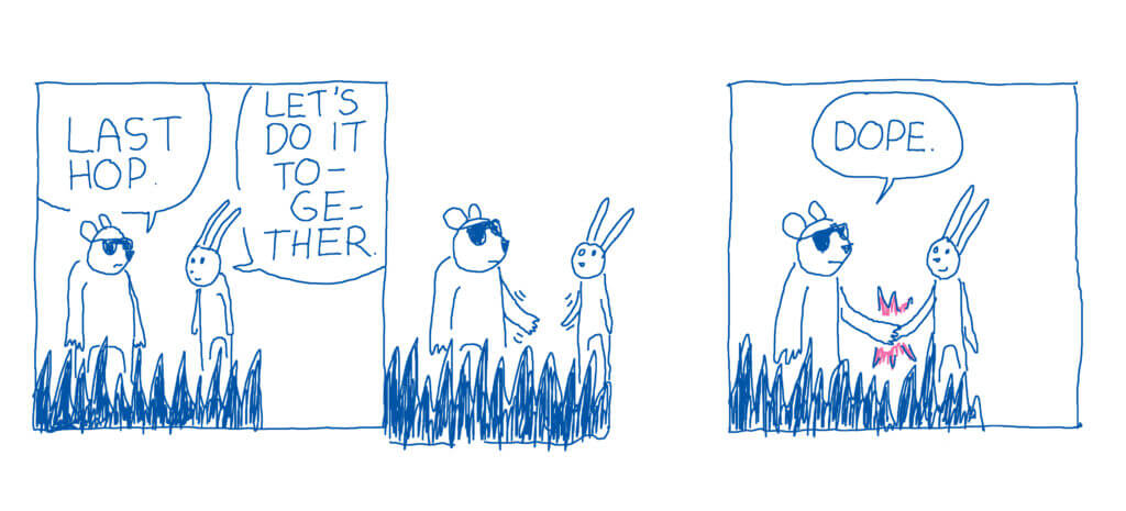 Astral Birth Canal page by Reilly Hadden