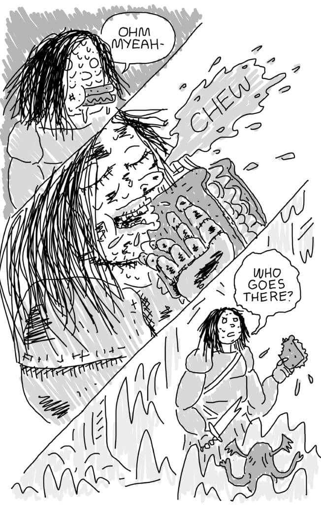 Astral Birth Canal page by Reilly Hadden