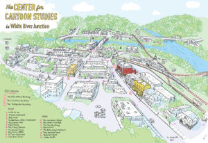 Map of White River Junction by Dan Nott