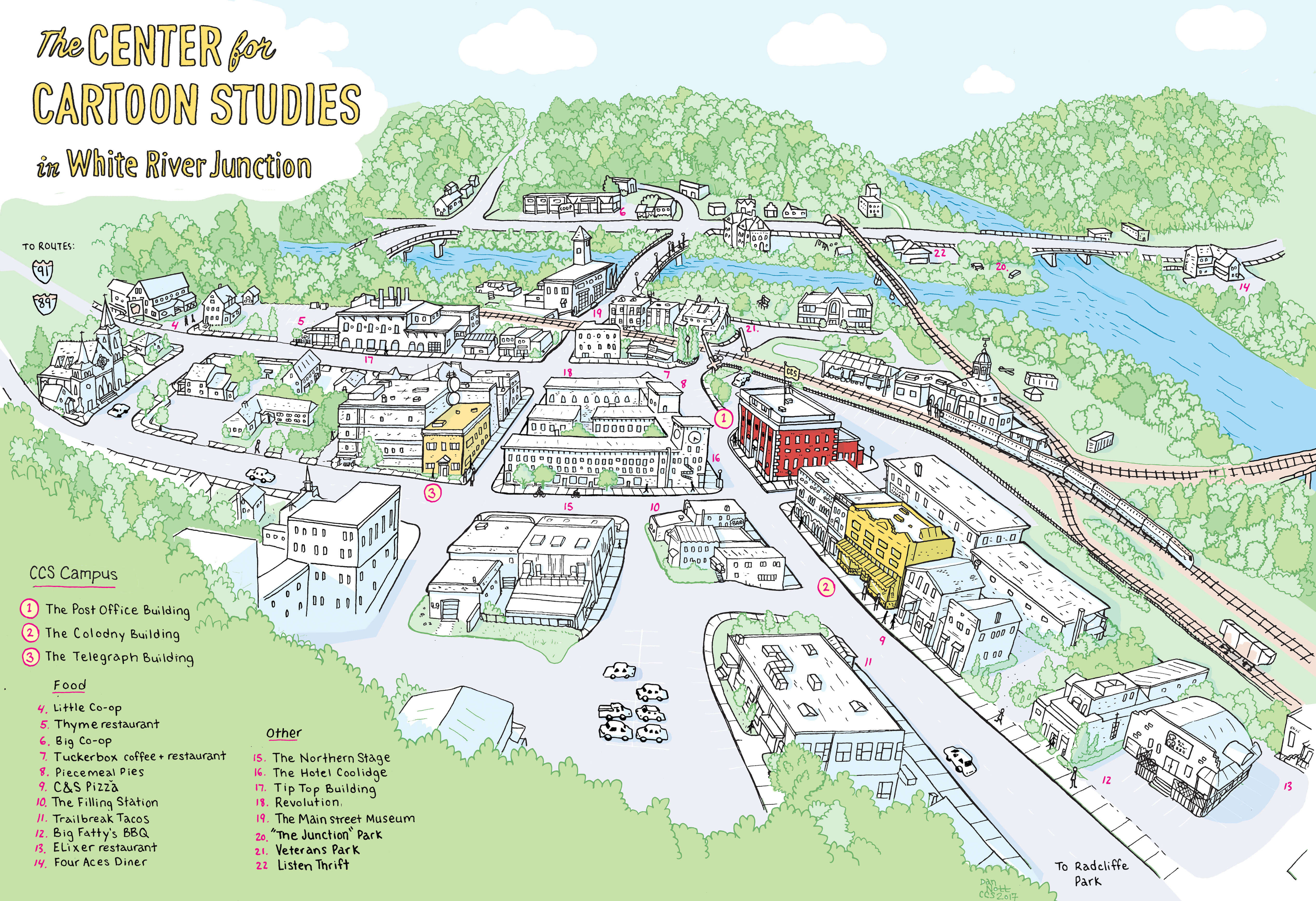 map Archives – The Center for Cartoon Studies The Center for Cartoon Studies
