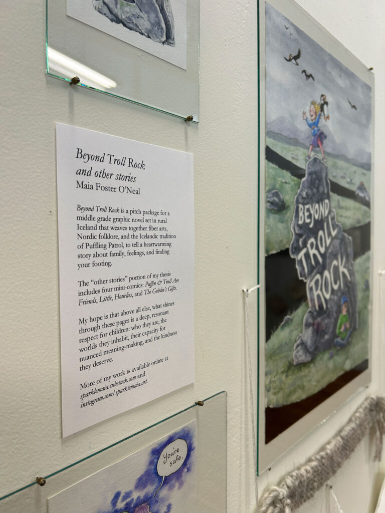 An exhibit featuring work by the graduating class is on display at the CCS Gallery. The gallery is located at 94 South Main Street, in downtown White River Junction, in the Colodny building. 