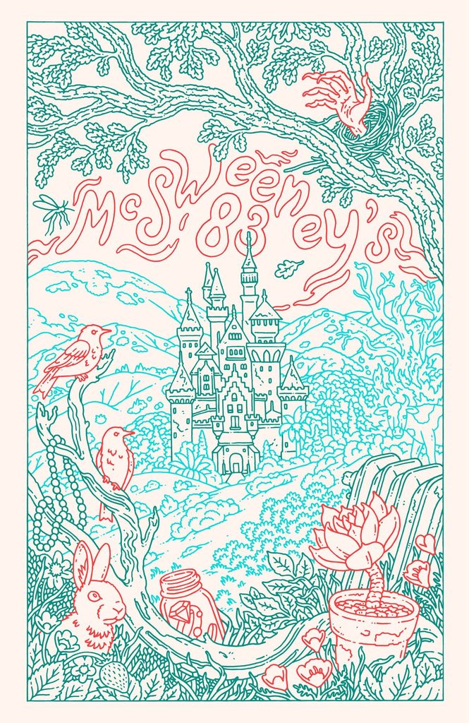Cover of McSweeney’s Quarterly Concern featuring multiply foil-stamped cover by Eric Nyquist